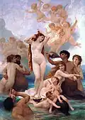 Die Geburt der Venus von William Adolphe Bouguereau 1879; Musée d’Orsay (Paris)[75]