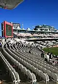 The Mound Stand (Hintergrund), Lord’s Cricket Ground 1987