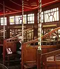 Séparées in „The Grand Spiegeltent“, einem Spiegelzelt von circa 1900, hier im Jahr 2004