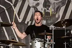 Schlagzeuger Moritz Schmidt