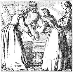 Illustration: Alfred Walter Bayes, Gravur: Dalziel Brothers 1895[25]