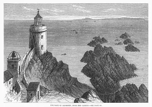 Die Casquets mit Blickrichtung Osten (Alderney)