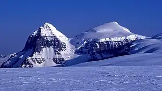 Der North Twin, rechts neben dem South Twin