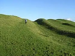 Abschnitt 21: Abschnitt des Südgrabens bei Downhill