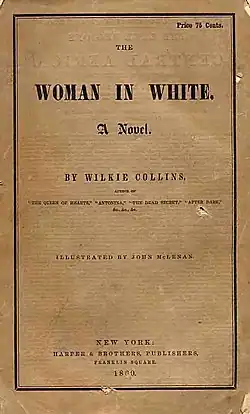 Deckblatt der Originalausgabe von „The Woman in White“