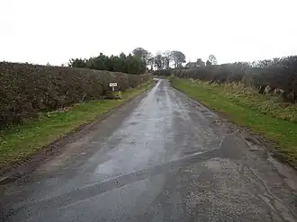 Ortseinfahrt von Fogo