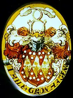 Wappen des Braunschweiger Ratsherrn Thile Grönhagen, um 1617