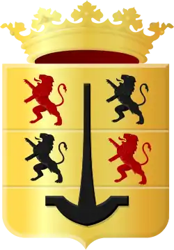 Wappen des Ortes Tholen