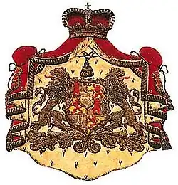 Gemehrtes Wappen der Fürsten Thurn und Taxis