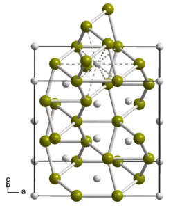 Kristallstruktur von Titandisilicid