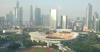 Das Tianhe-Stadion (Juni 2014)