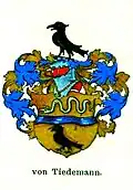 Wappen derer von Tiedemann, Variante mit Raben