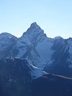 Tinzenhorn, aufgenommen vom nordwestlich gelegenen Muchetta.