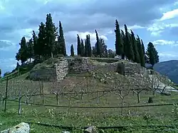Die Akropolis des antiken Titanē