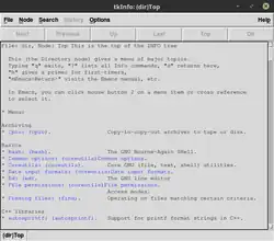 Bildschirmfoto des Programms TkInfo 2.8.