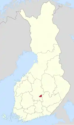 Lage von Toivakka in Finnland