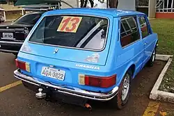 Volkswagen Brasília, Heckansicht