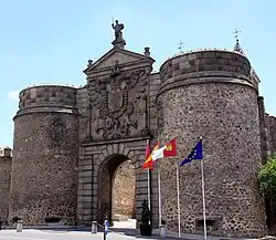 Die Puerta de Bisagra in Toledo