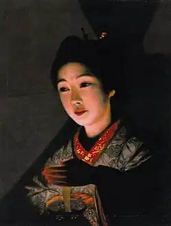 „Junges Mädchen mit Kerze“[A 3]