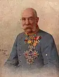 Kaiser Franz Joseph I. in Generalsuniform