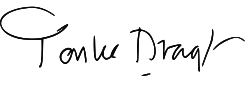 Tonke Dragts Unterschrift
