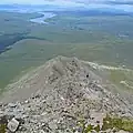 Blick vom Gipfel des Bruach na Frìthe über den Nordwestgrat