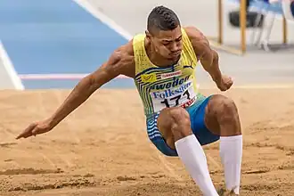 Michel Tornéus Rang fünfzehn mit 7,78 m