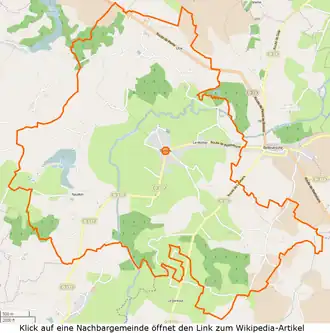 Torpes mit seinen Nachbarorten