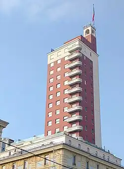 Armando Melis de Villa und Giovanni Bernocco, Torre Littoria, Turin 1933–1934.[8]