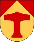 Thorshammer im Wappen der schwedischen Gemeinde Torsås