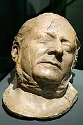 Fellners Totenmaske, abgenommen vom 24. auf den 25. Juli 1866, im Historischen Museum Frankfurt