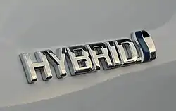 HYBRID-Schriftzug