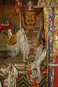 Schutzgottheit im Haupttempel des Klosters Tradün Tse.