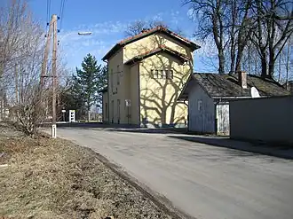 Bahnhof Traiskirchen Aspangbahn (straßenseitige Ansicht)