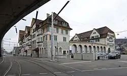 Tramdepot Hard mit städtischen Wohnungen