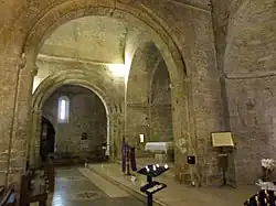 Sicht vom südlichen zum nördlichen Seitenschiff