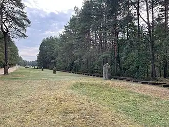 Symbolische Eisenbahnstrecke