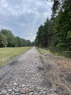 Symbolische Grenze des Lagers