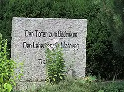 Gedenkstein für die Opfer der Kriege