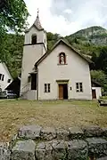 Kirche von Trenta an der Soča