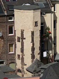 Treppenturm des Zehnthofes am Haus Höchster Markt 3