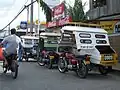 Tricycles in Tagbilaran