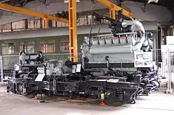 Maschi­nen­trieb­dreh­ge­stell eines Schnell­trieb­wa­gens