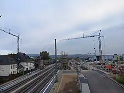 Neubau des Haltepunkts, November 2024