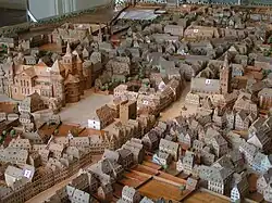 Stadtmodell von Trier um 1800