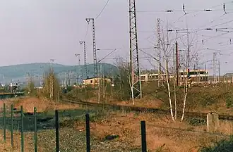 Stillgelegter Teil zwischen Trier-Ehrang und Trier-Biewer (1996)