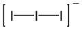 Struktur des Triiodid-Ions