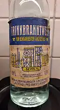 0,7 Liter Trinkbranntwein für Bergarbeiter zu EVP 1,12 M, VEB Altenburger Likörfabrik