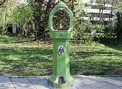 Städtischer Trinkbrunnen am Grünen Markt in Berg am Laim