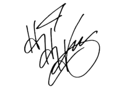 Unterschrift von Triple H